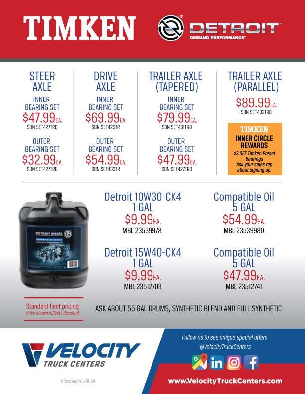 Truck Parts Flyers | Special Offers on Truck Parts | VTC