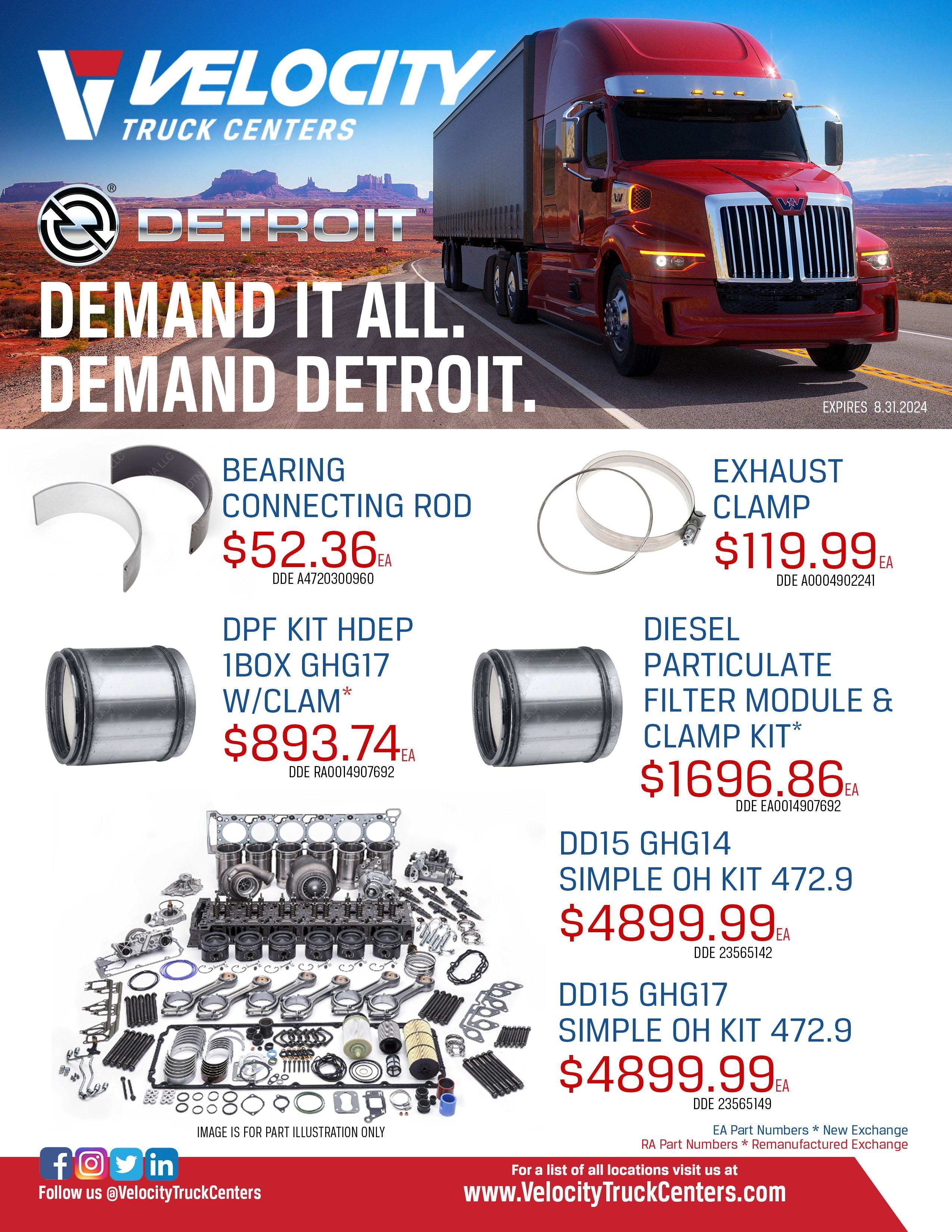 https://www.velocitytruckcenters.com/s3/mediaAugust Detroit Parts Specials