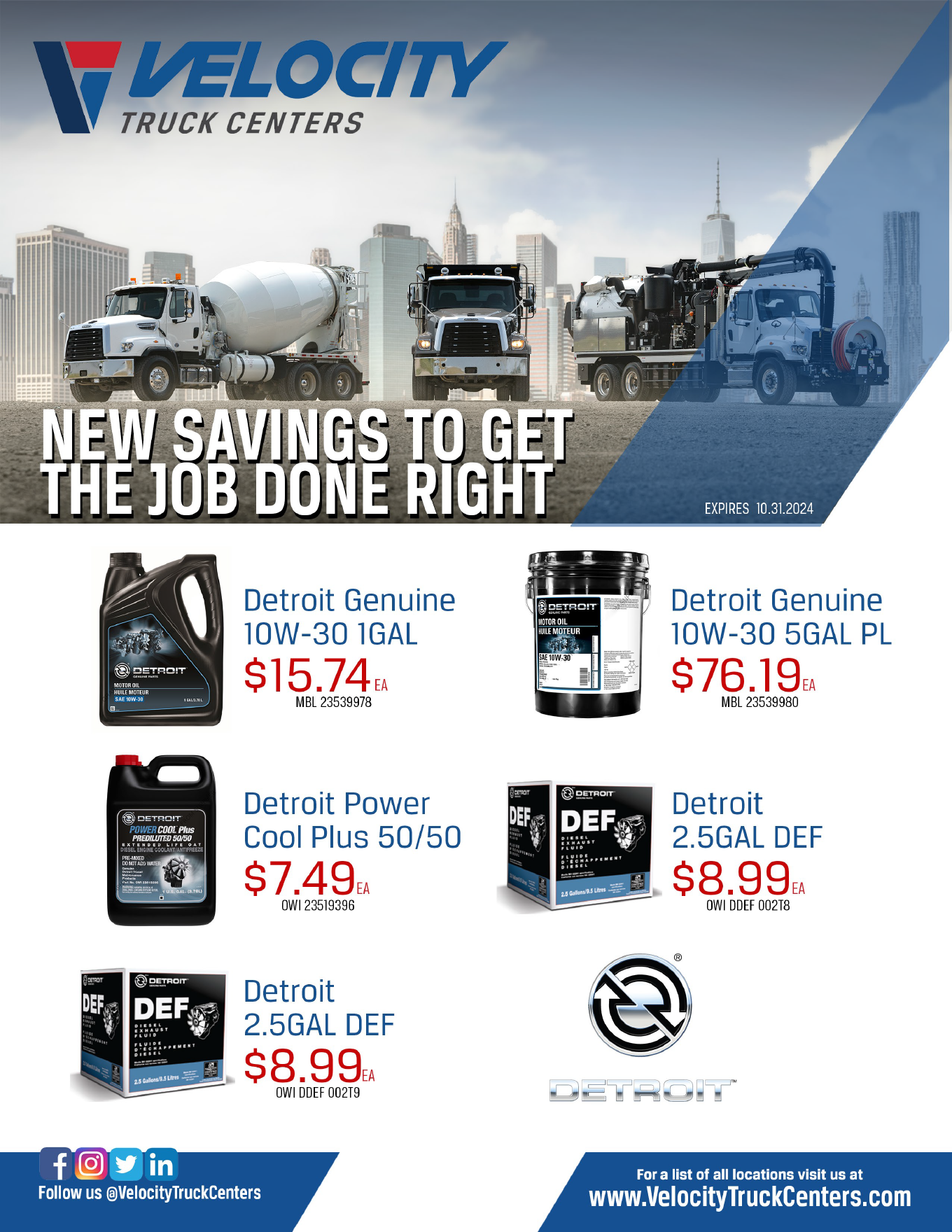 https://www.velocitytruckcenters.com/s3/mediaSeptember & October Parts Specials