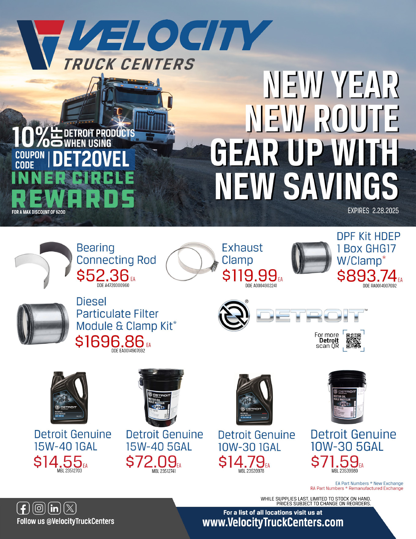 https://www.velocitytruckcenters.com/s3/mediaExcelerator Parts Specials